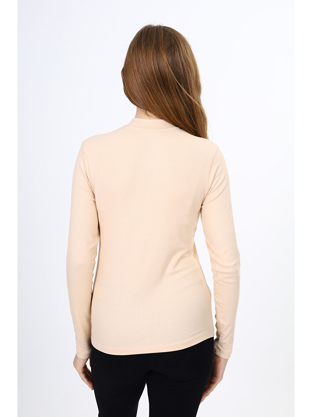 Bej Kız Çocuk Okul Tişört-3