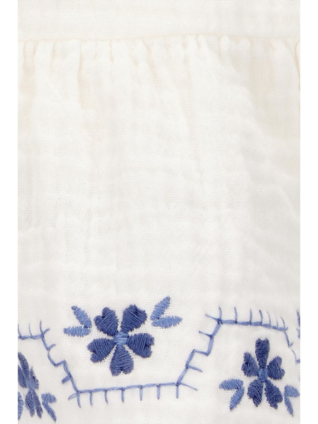 Beyaz Küçük Kız Çocuk Etek-2