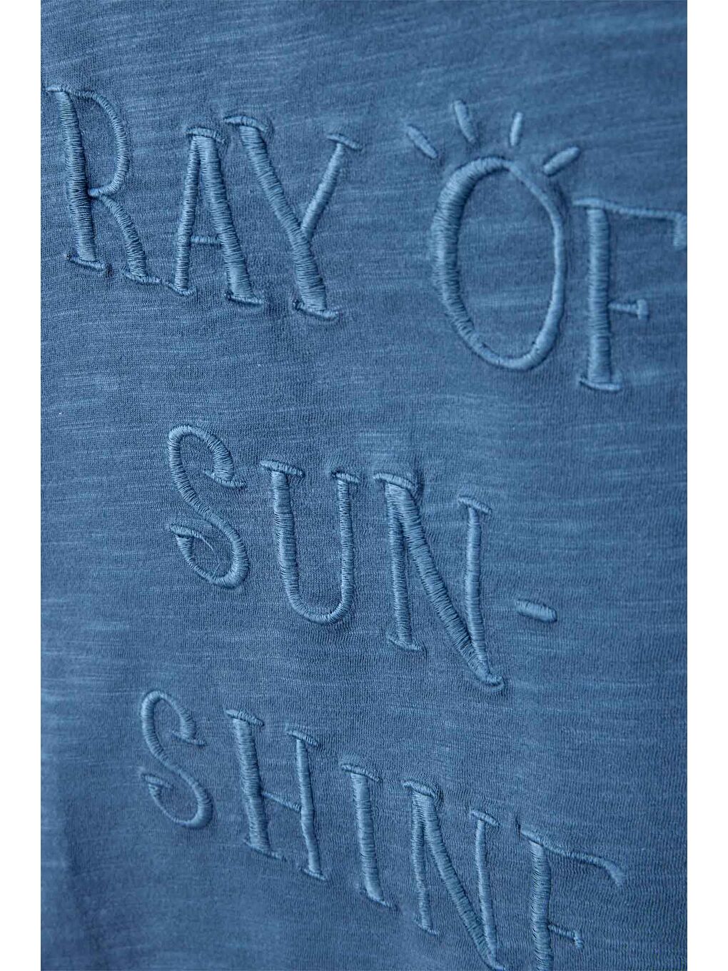 Mavi Küçük Erkek Çocuk Tshirt-1