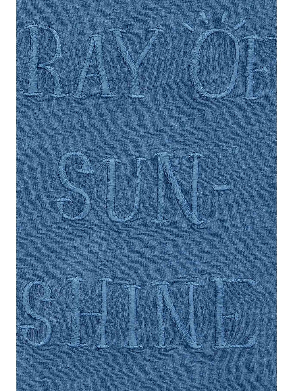 Mavi Küçük Erkek Çocuk Tshirt-2