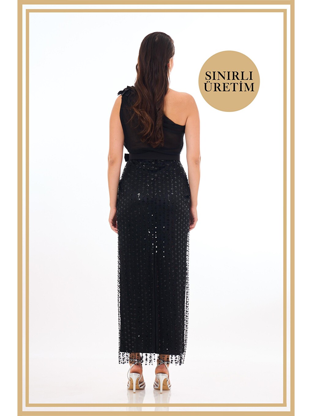 Limited Edition | Isadora Siyah Midi Elbise-4