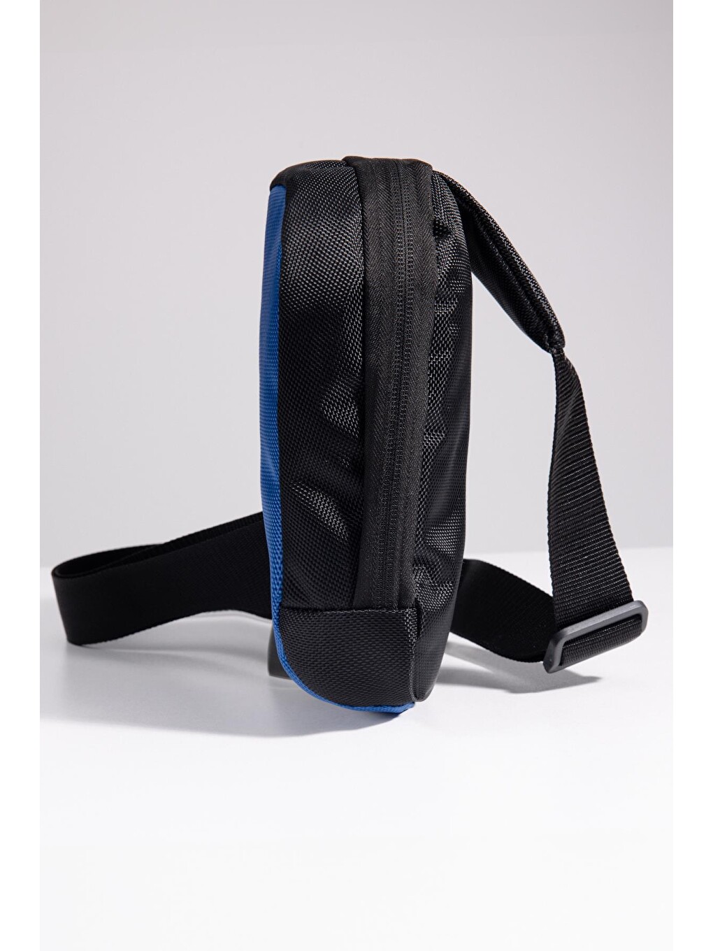 Unisex Ayarlanabilir Çapraz Askılı Sax Mavi Omuz Çantası-1