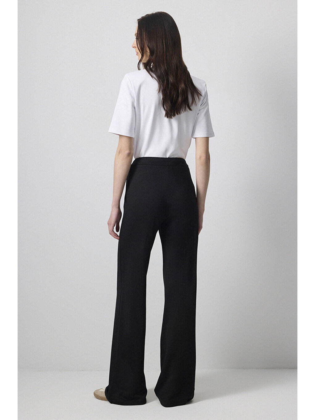 Siyah Dökümlü Çelik Pantolon-3