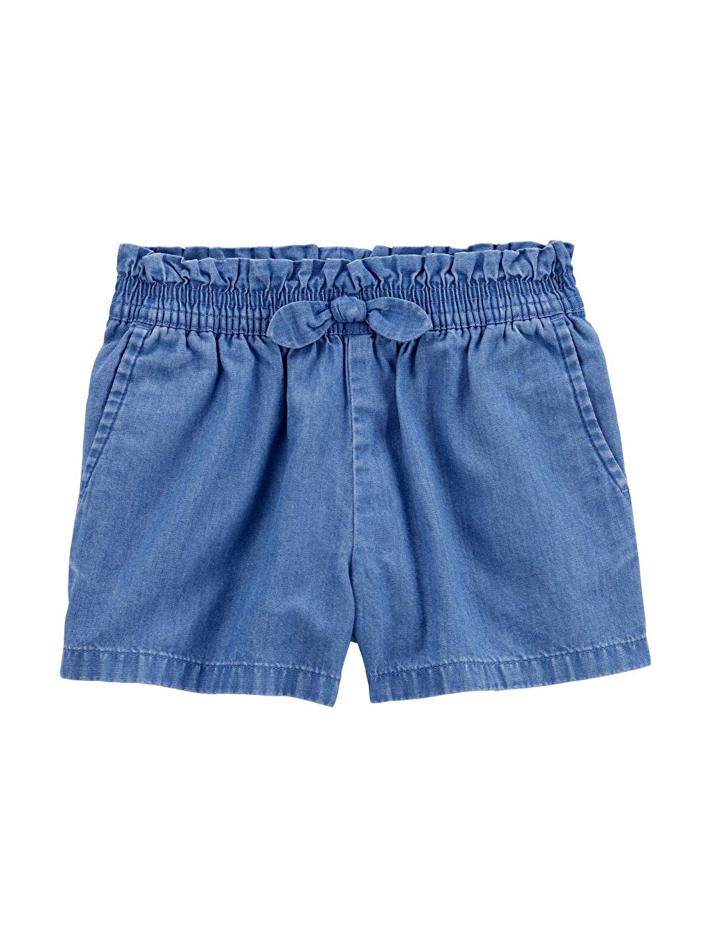 Mavi Küçük Kız Çocuk Denim Şort