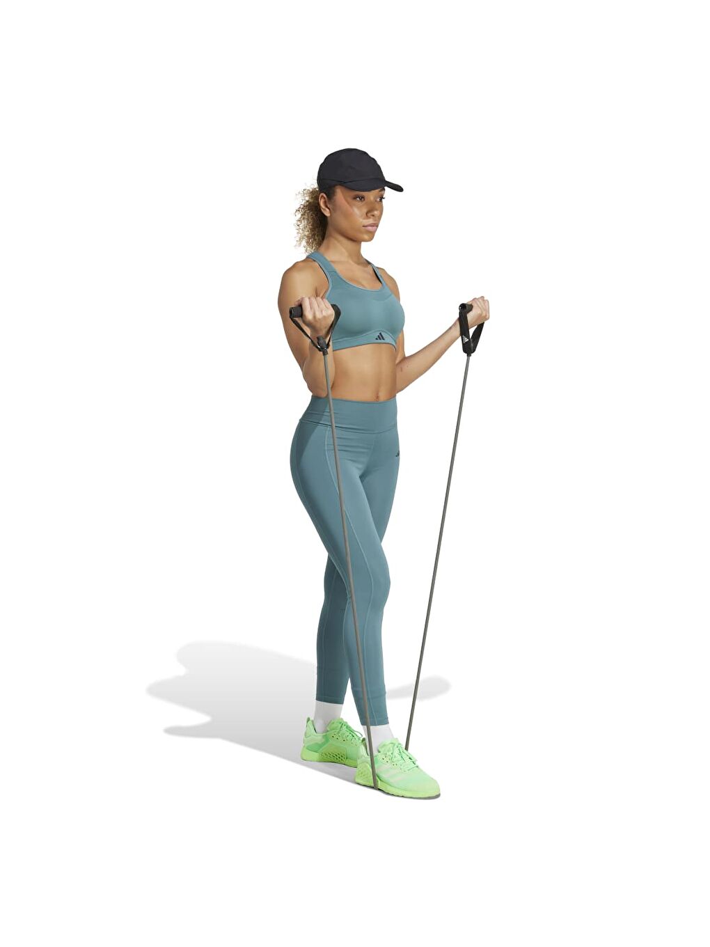 Optime Essentials Pow 7/8 Kadın Turkuaz Tayt-2