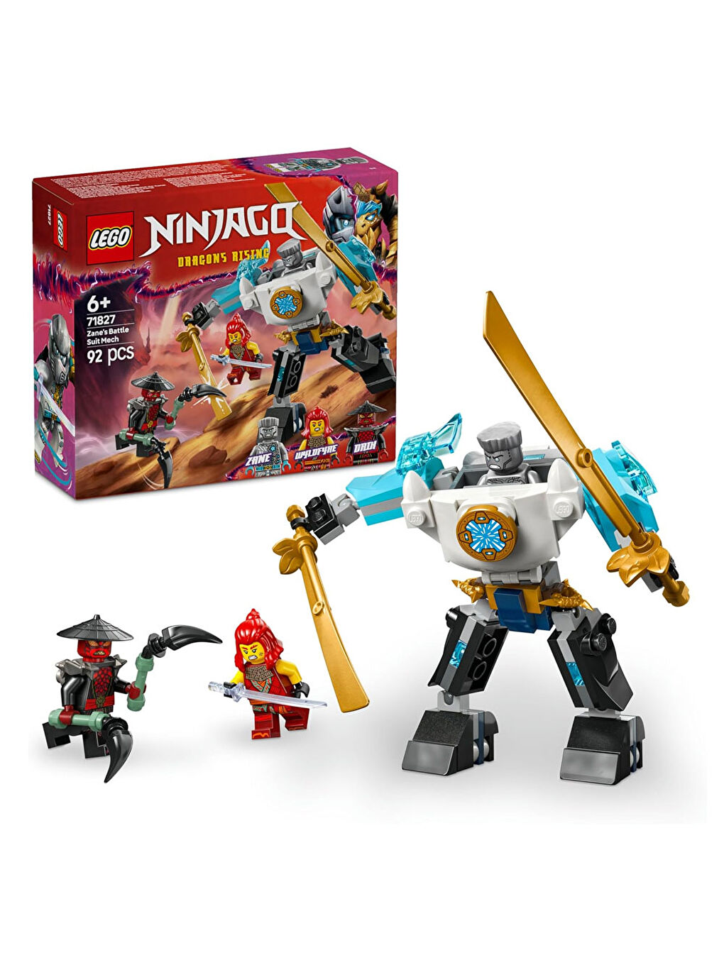 NINJAGO Zane in Savaş Zırhı Mechi 71827