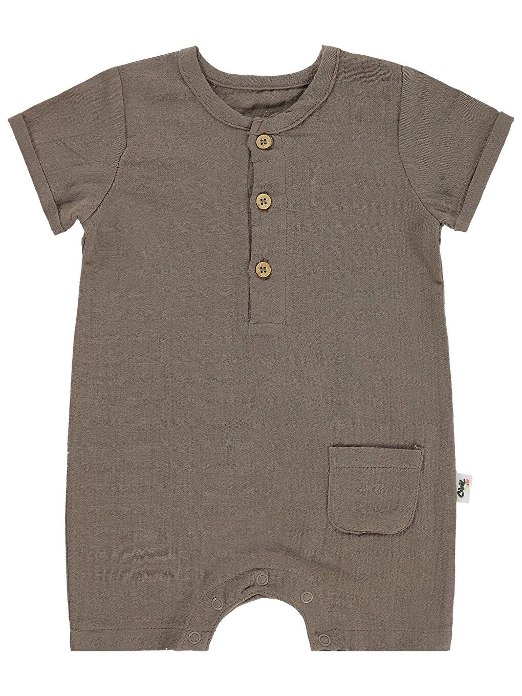 Baby Müslin 6-18 Ay Tulum - Kahverengi