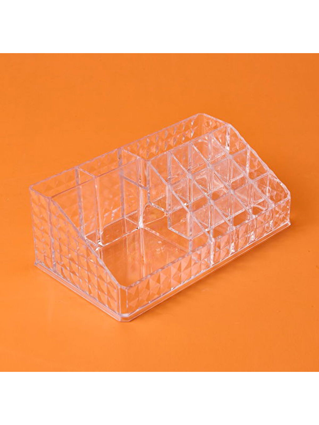 Diamond Klasik Organizer - Şeffaf - 23x13x9 cm-1