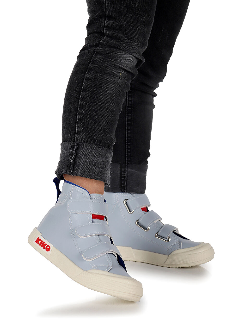 Mavi Garf Günlük Cırtlı Erkek Çocuk Bot Ayakkabı-2