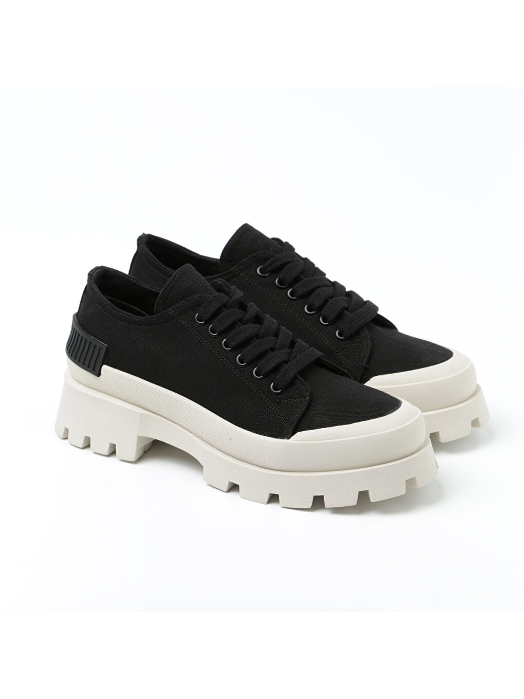 Siyah Kadın Sneaker ( Günlük) RD-4387 KETEN SİYAH-1