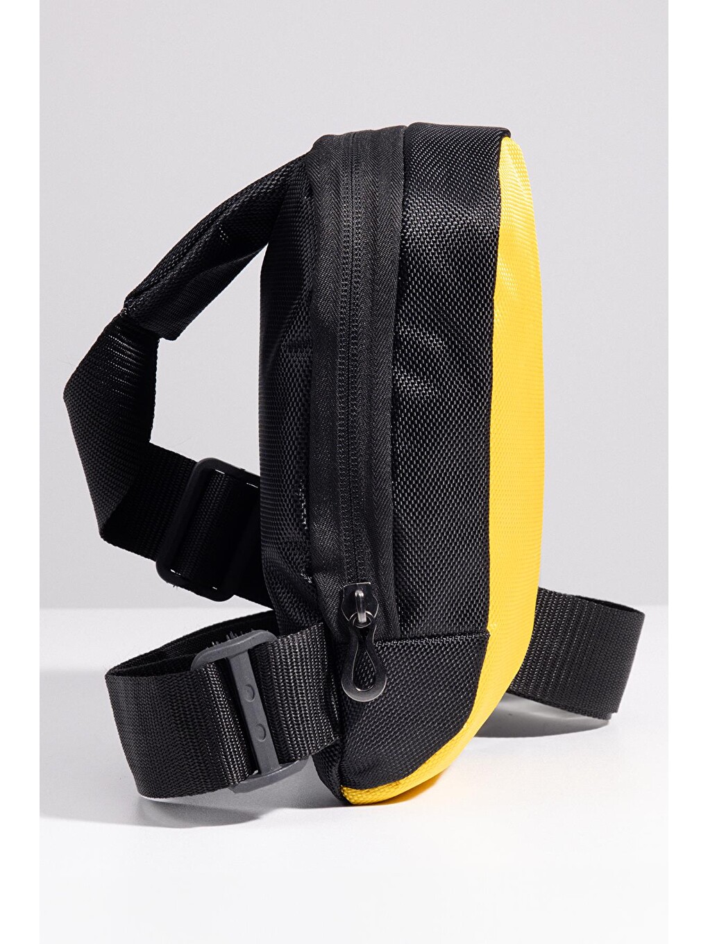 Unisex Ayarlanabilir Çapraz Askılı Sarı Omuz Çantası-1