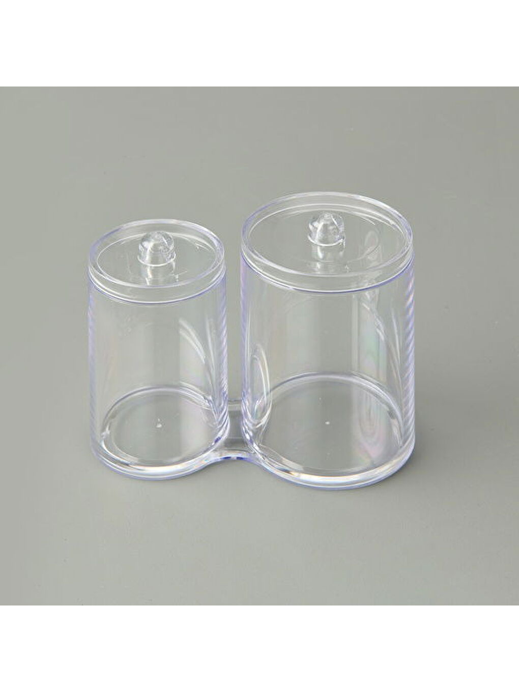 2'li Pamuk Organizeri - Şeffaf - 15x9x14 cm-1