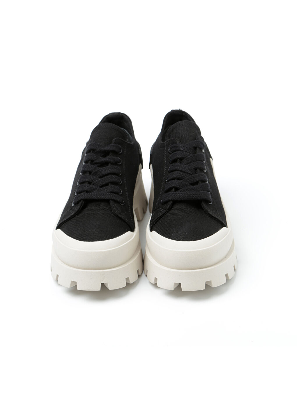 Siyah Kadın Sneaker ( Günlük) RD-4387 KETEN SİYAH-2