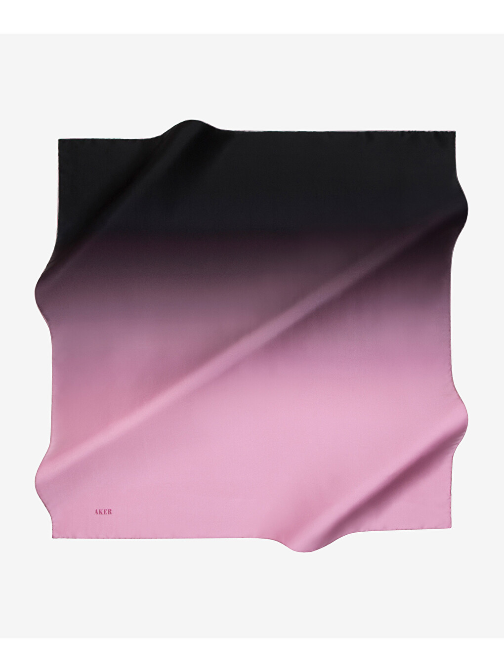 Pembe 90X90 İpek Twill Eşarp