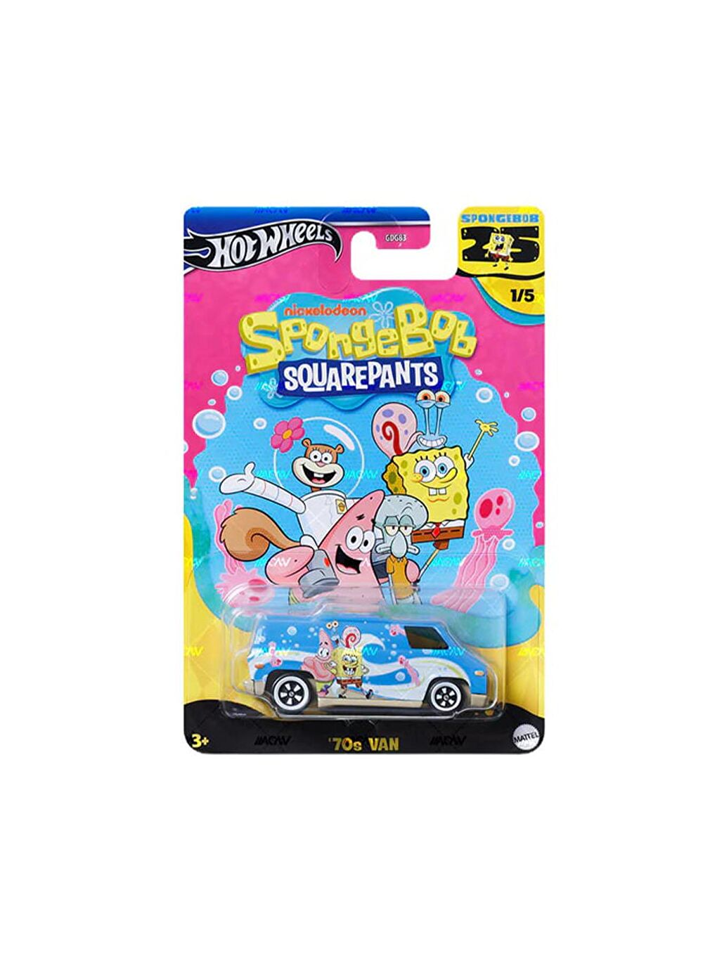 Hot Wheels Karışık Film Arabaları Özel Seri SpongeBob