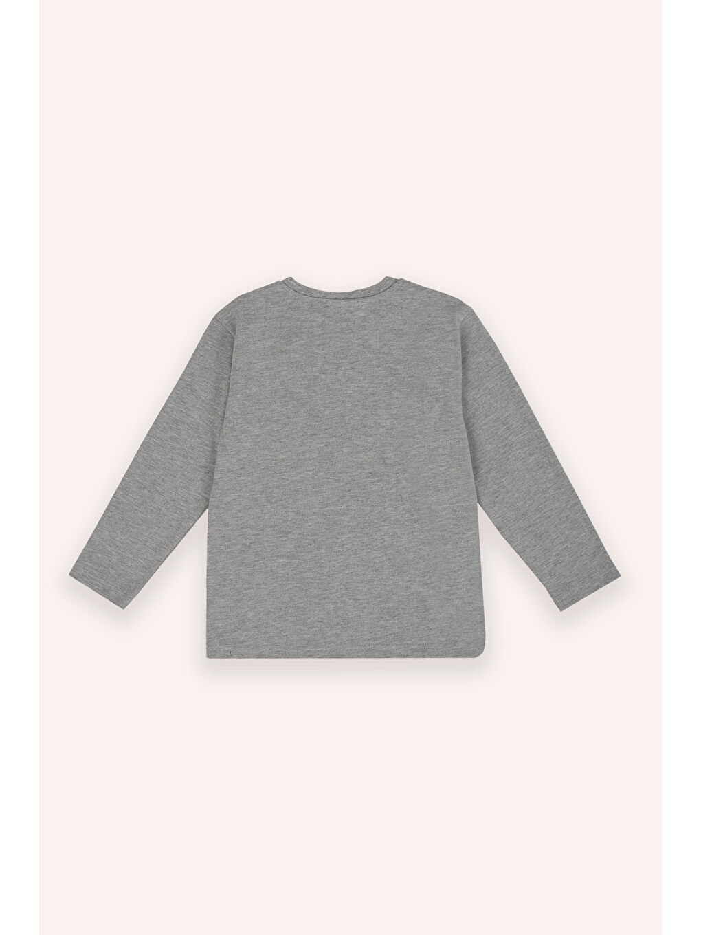 Gri Erkek Çocuk Patch Detaylı Tişört-7
