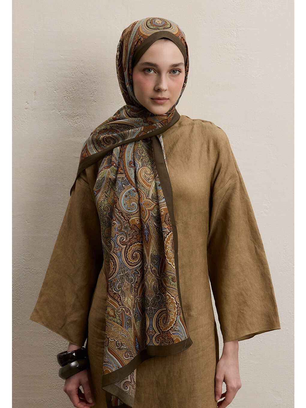Ember Desen Şal Haki-1