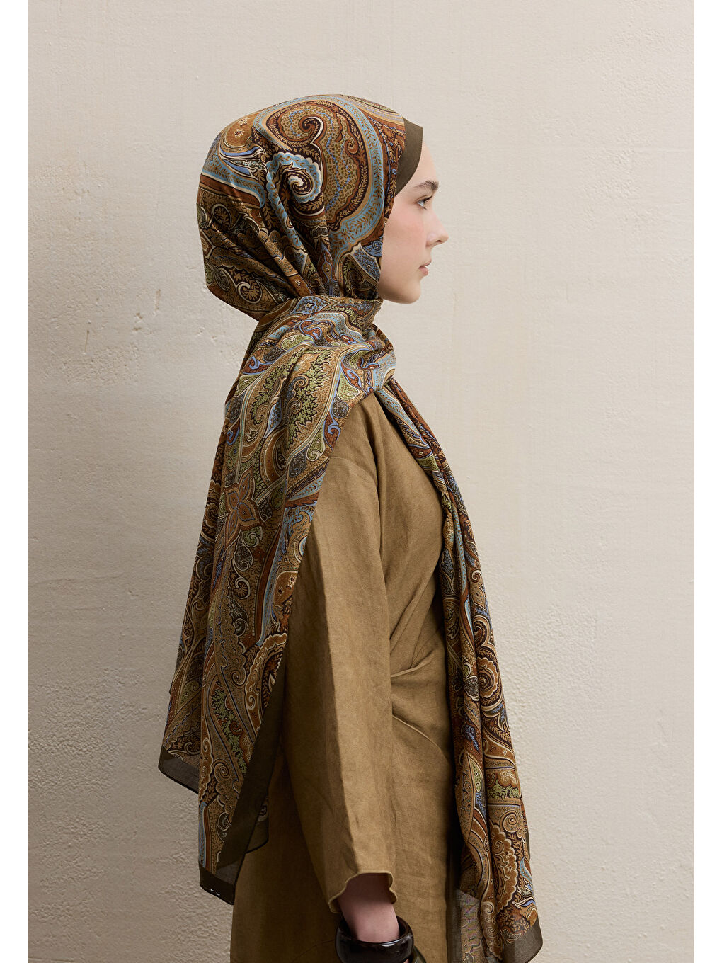 Ember Desen Şal Haki-3