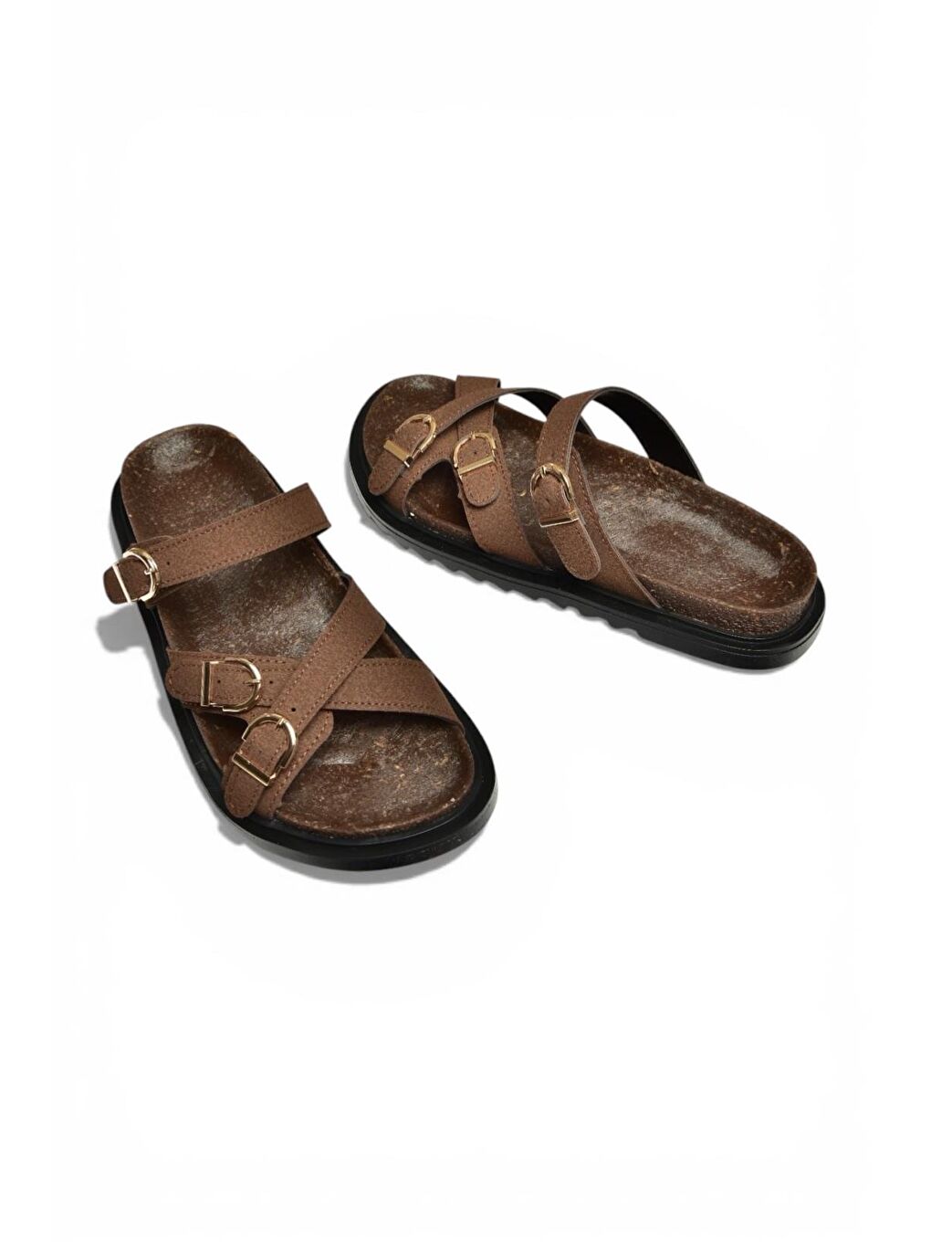 Kahverengi Kadın Terlik Y250502502-1