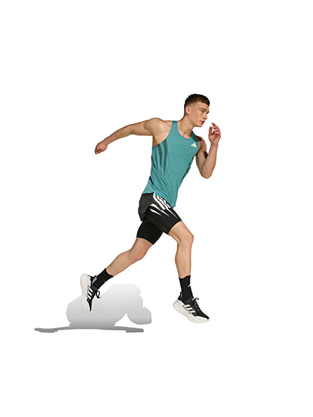 Adizero A St M Erkek Koşu Kısa Tayt Jp1492 Siyah-4