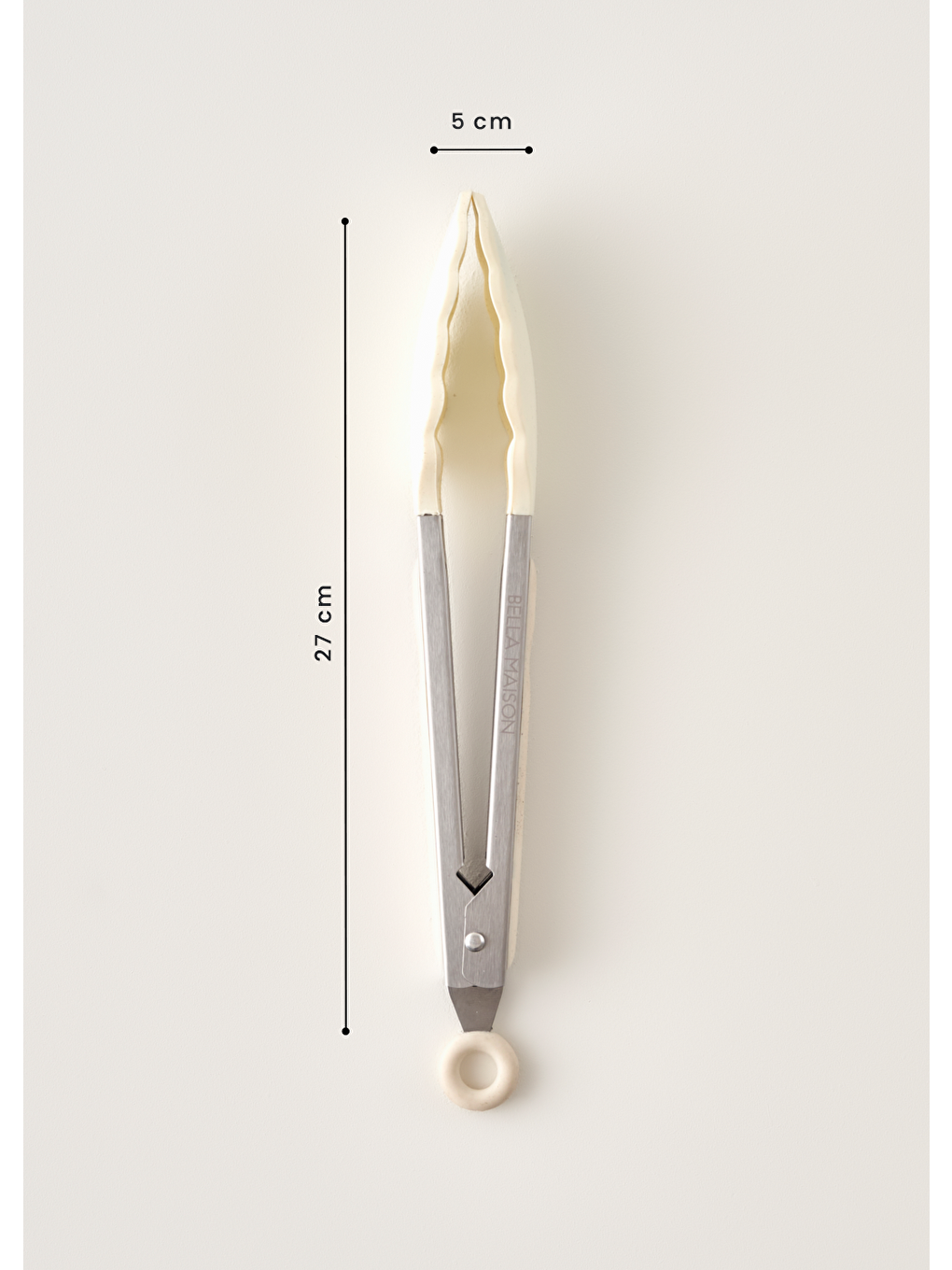 Ekru Olivia Silikon Maşa Krem (27x5x3,5 Cm)-3