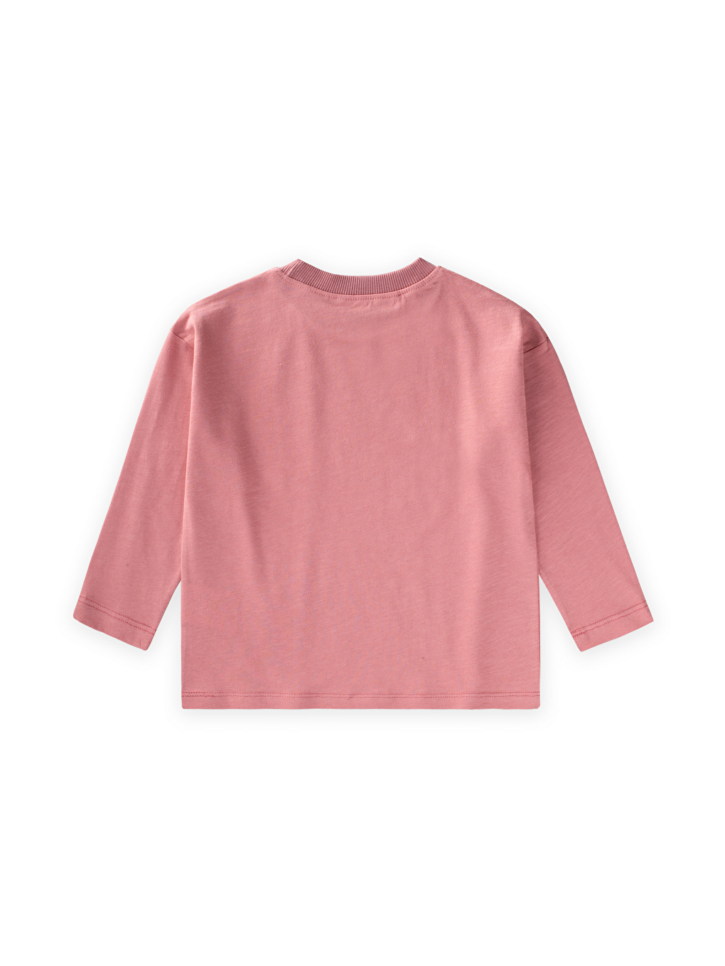 Sloganlı Uzun Kollu T-Shirt 2-10 Yaş K Pembe-1