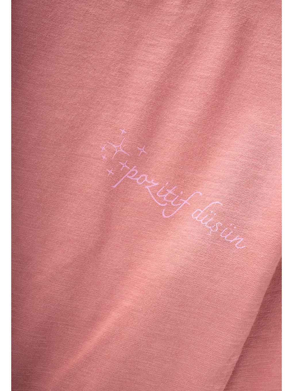 Sloganlı Uzun Kollu T-Shirt 2-10 Yaş K Pembe-2