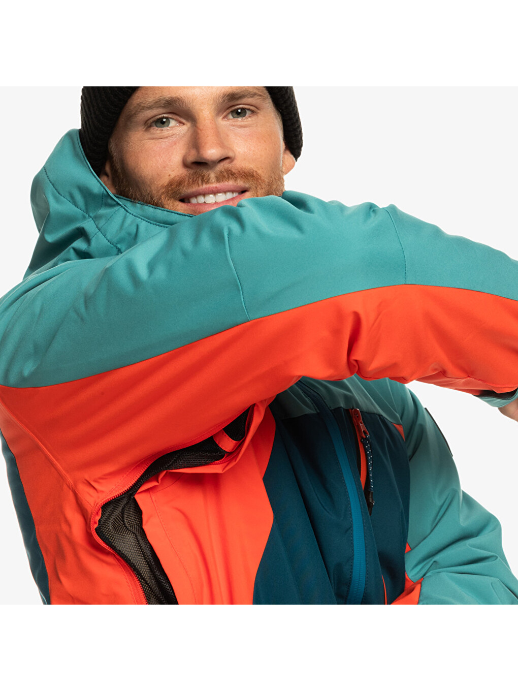 Mission Plus Erkek Mavi Snowboard Ceketi-8