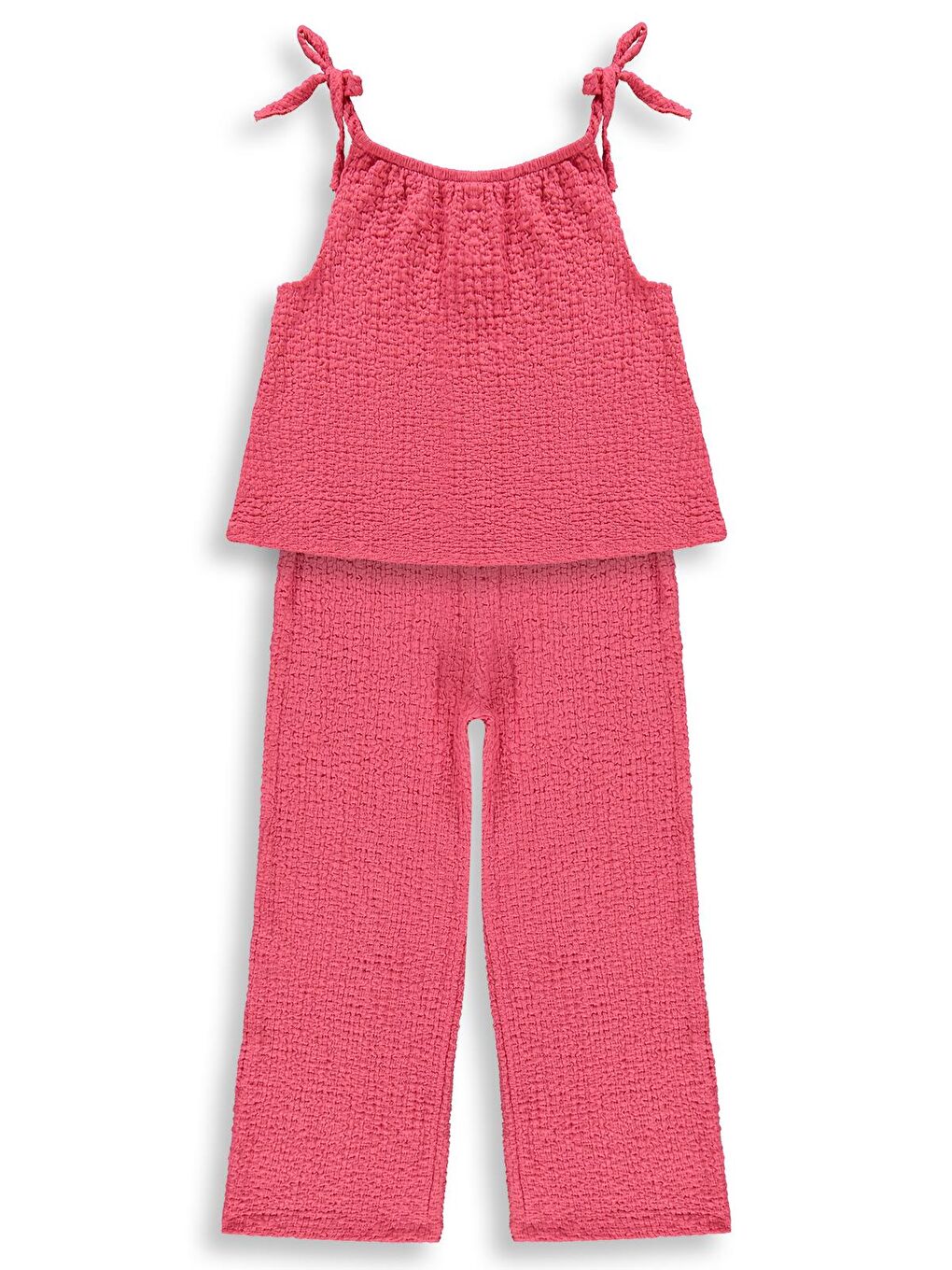 K26Y289-1 Girls Fiyoklu 2-5 Yaş Takım - Kırmızı