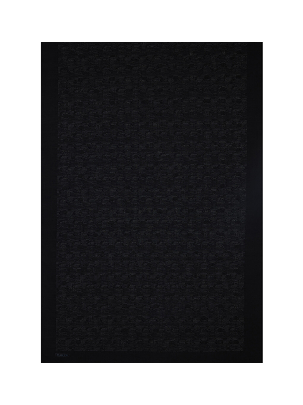 Siyah 70X190 CM Koza Şal-1