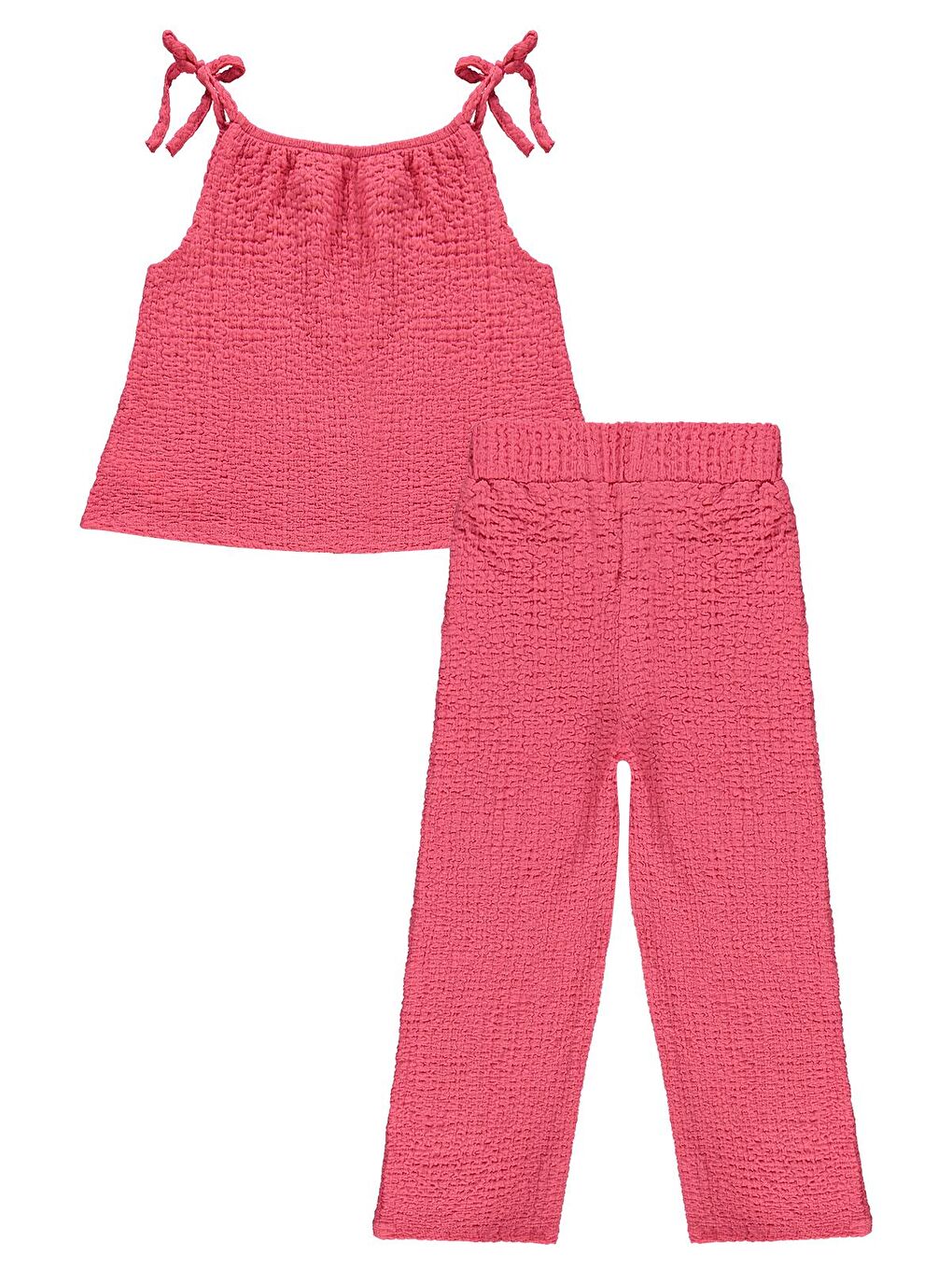 K26Y289-1 Girls Fiyoklu 2-5 Yaş Takım - Kırmızı-1