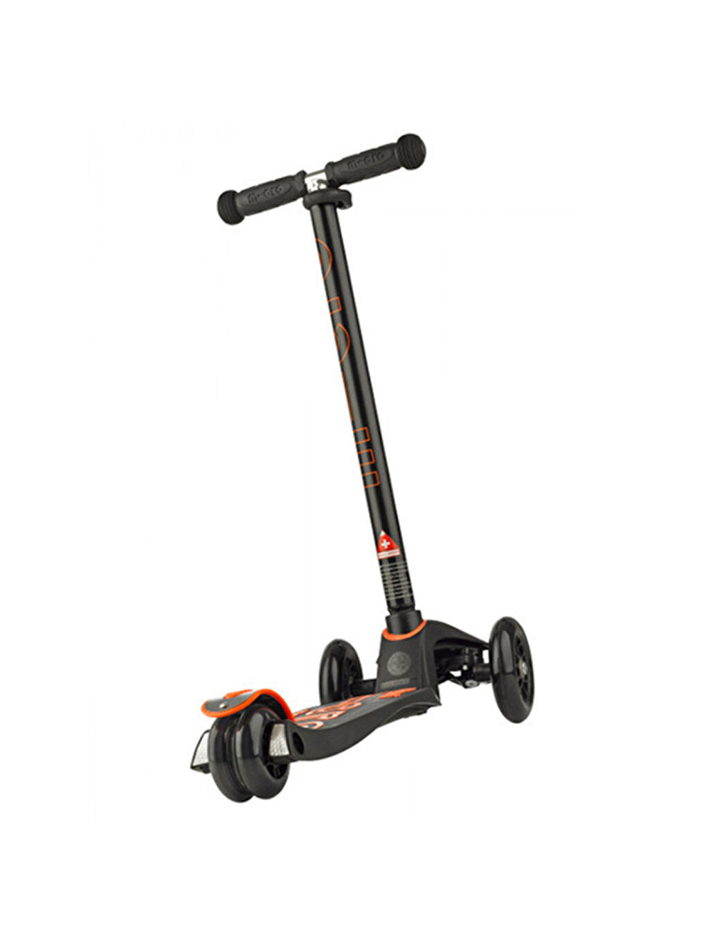 Micro Scooter Renksiz Maxi Deluxe Siyah MMD020 - 3