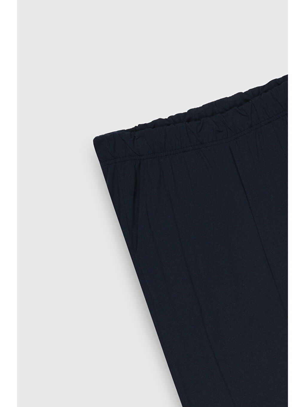 Erkek Lacivert Pamuklu Standart Fit Normal Kesim Beli Lastikli Cepli Pijama Altı-8