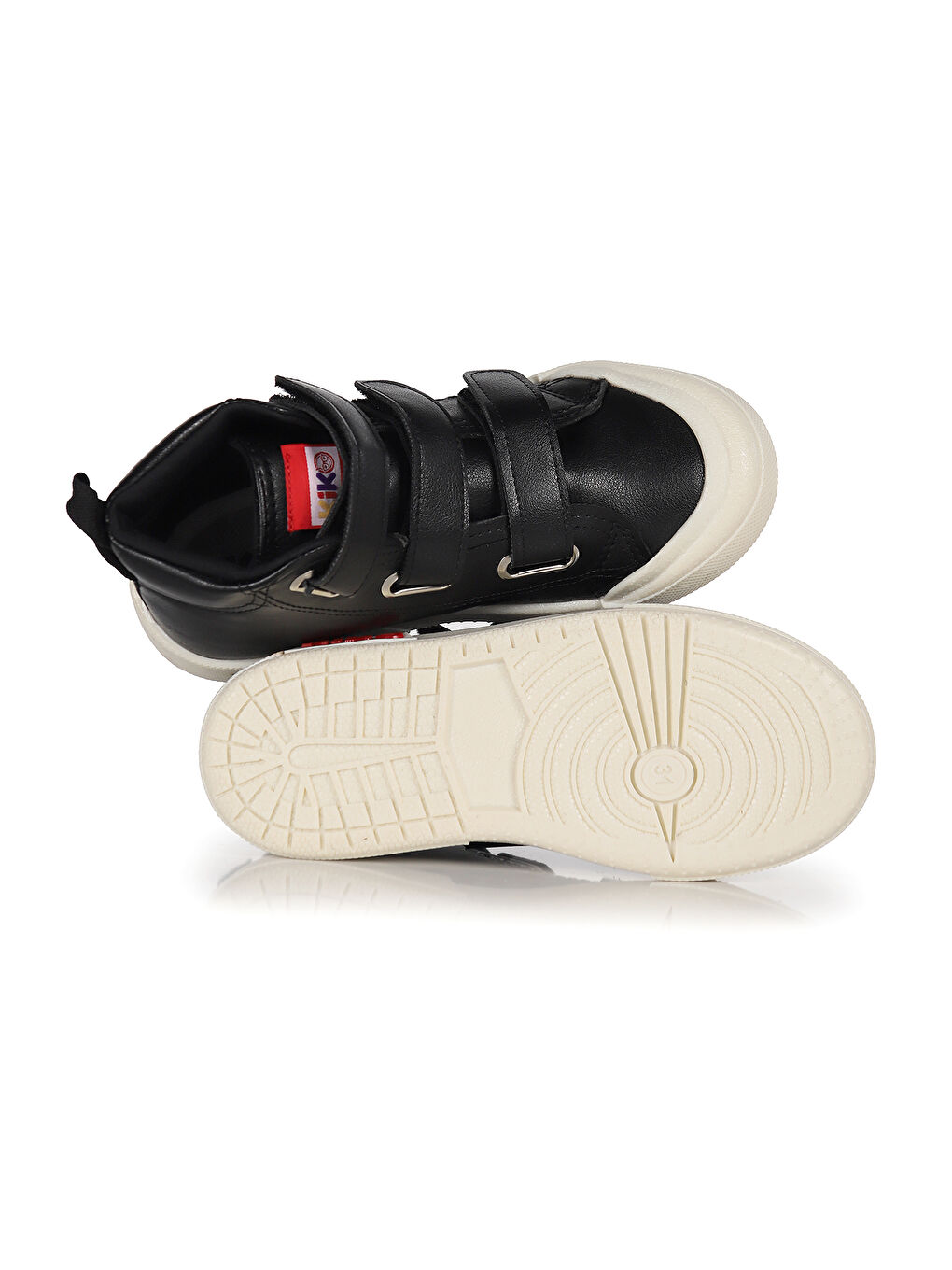 Siyah Garf Günlük Cırtlı Erkek Çocuk Bot Ayakkabı-4