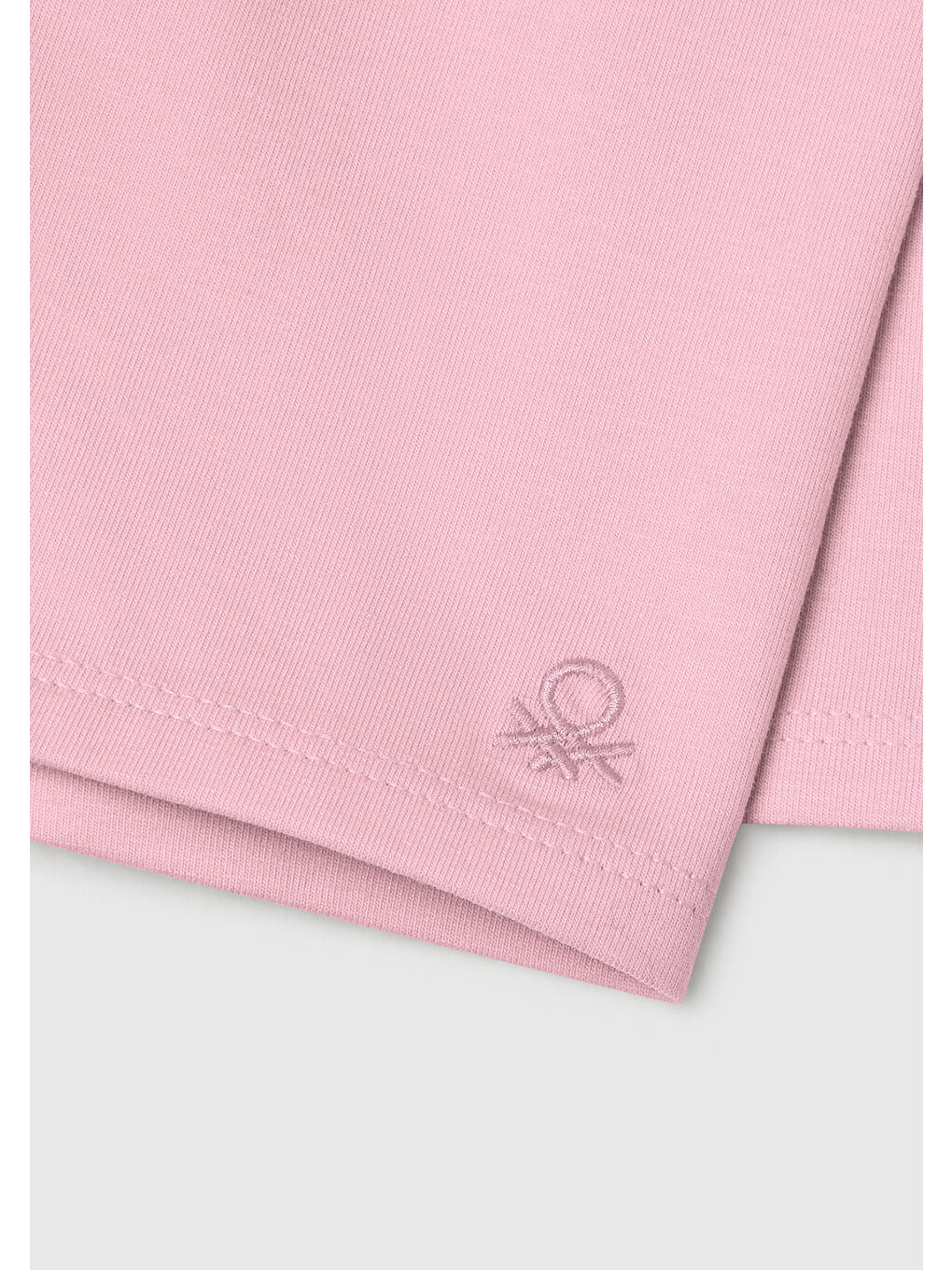 Kız Çocuk Pembe Logolu Biker Tayt-2