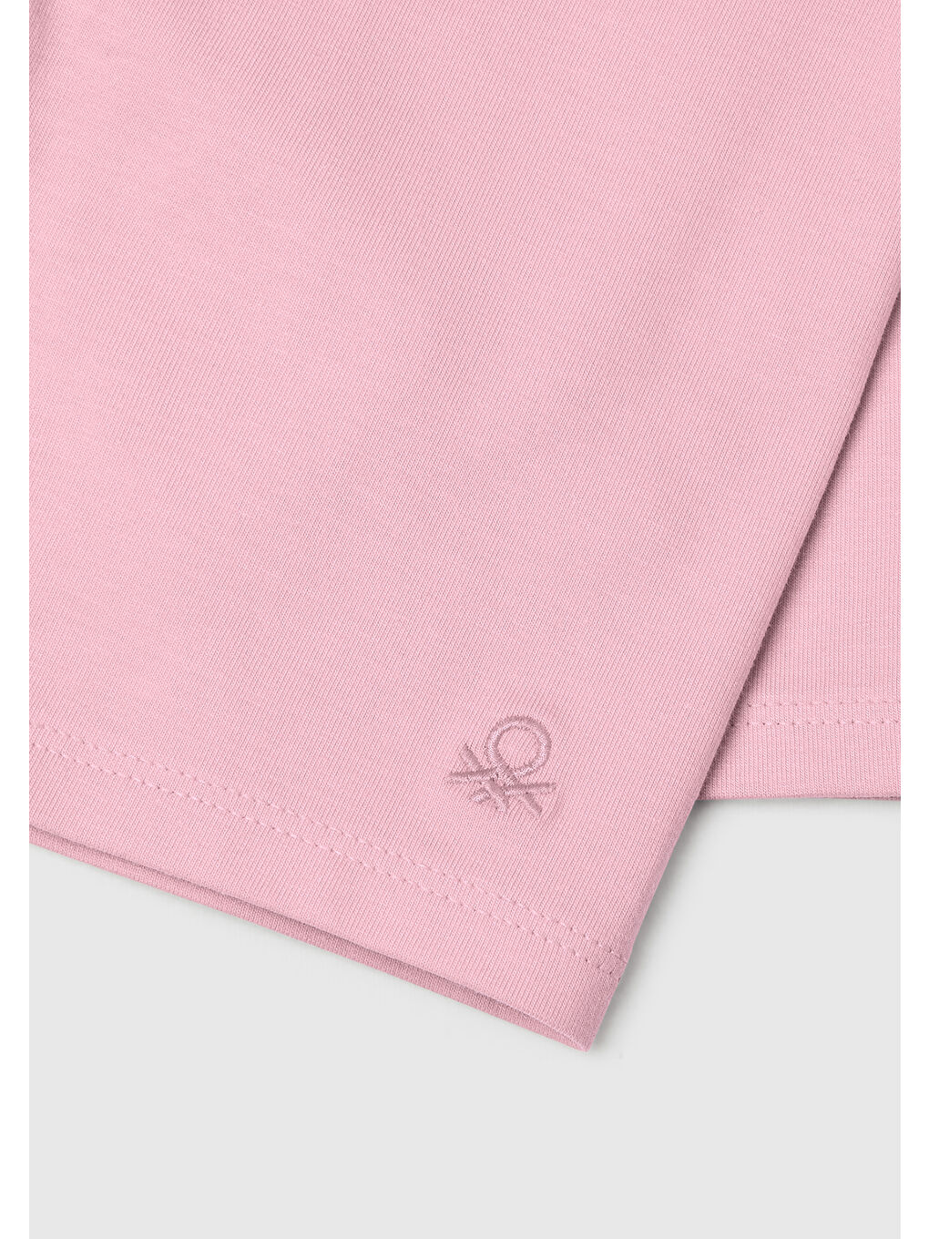 Kız Çocuk Pembe Ton Sür Ton Logo İşlemeli Mini Bisikletçi Taytı-2