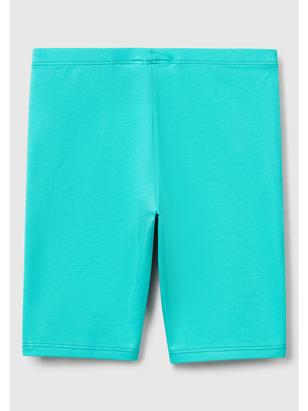 Kız Çocuk Yeşil Ton Sür Ton Logo İşlemeli Mini Bisikletçi Taytı-1