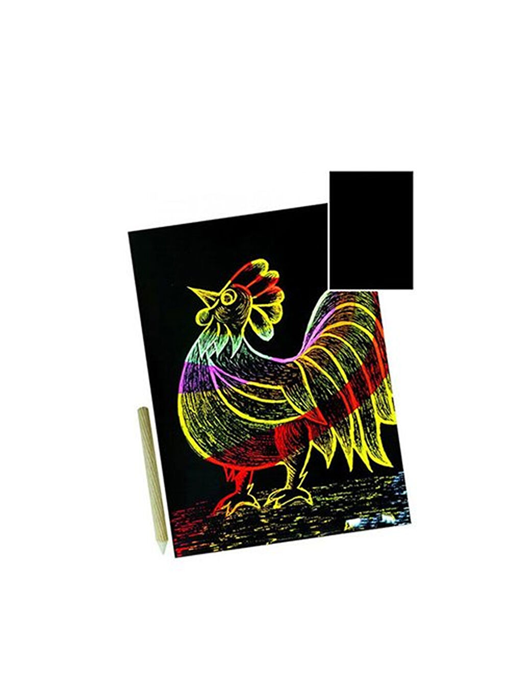 Bu-Bu Kazıma Kağıdı Sihirli Renkler BUBU-GM0027