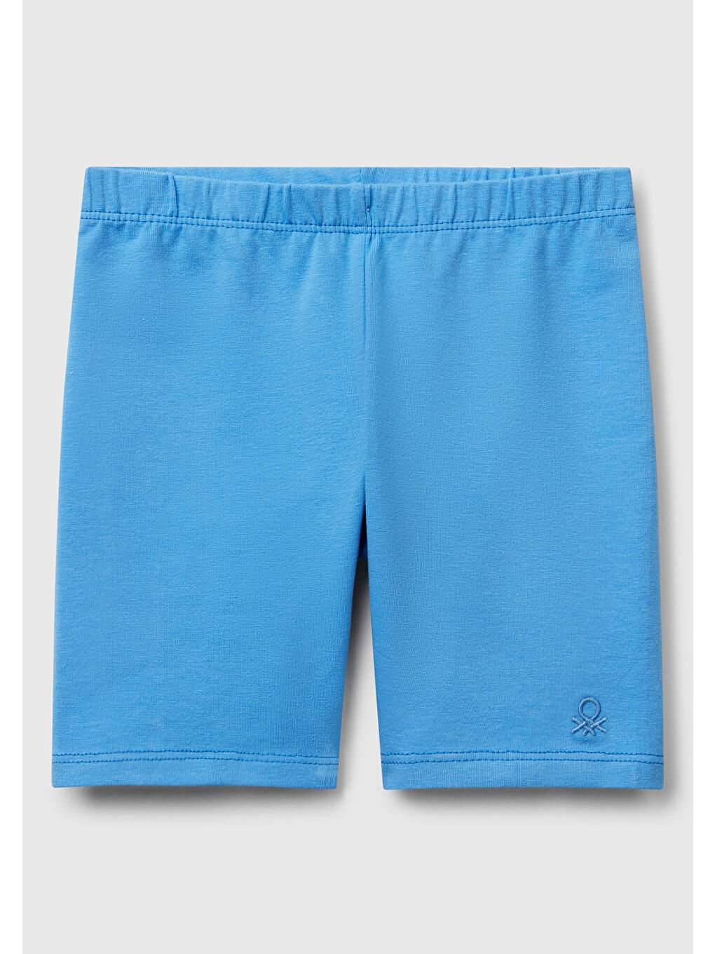 Kız Çocuk Mavi Logolu Biker Tayt