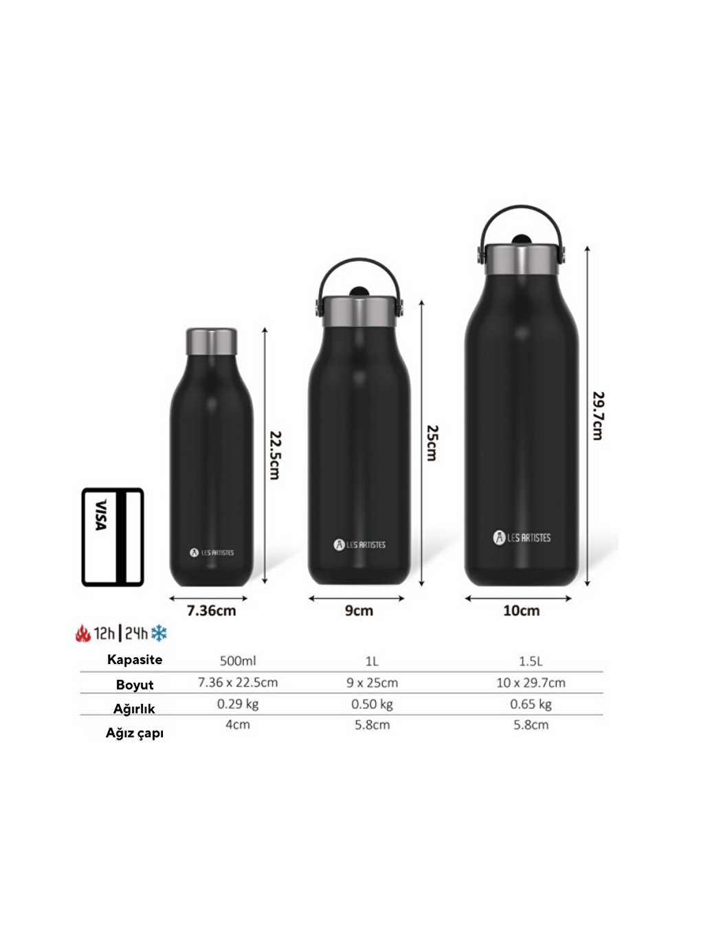 Karışık Isı Yalıtımlı Çelik Termos 1000ml Surfing Snoopy-3