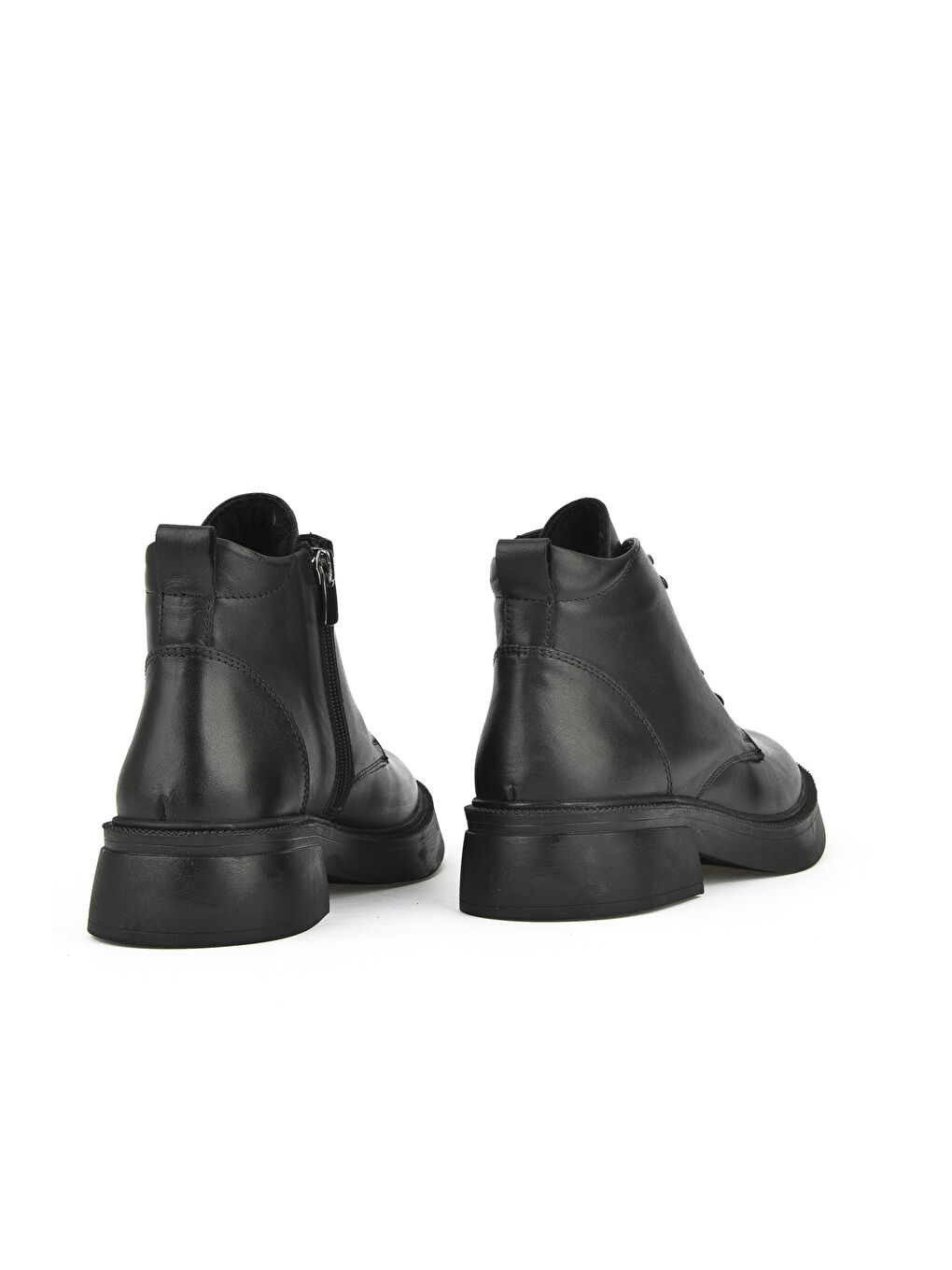 Kadın Hakiki Deri Bot 143359Z326 Siyah-2