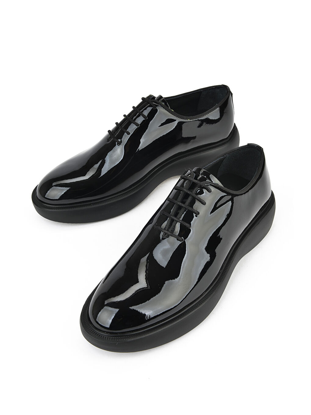 Erkek Vegan Deri Ayakkabı 1511023Z70906 Siyah-4