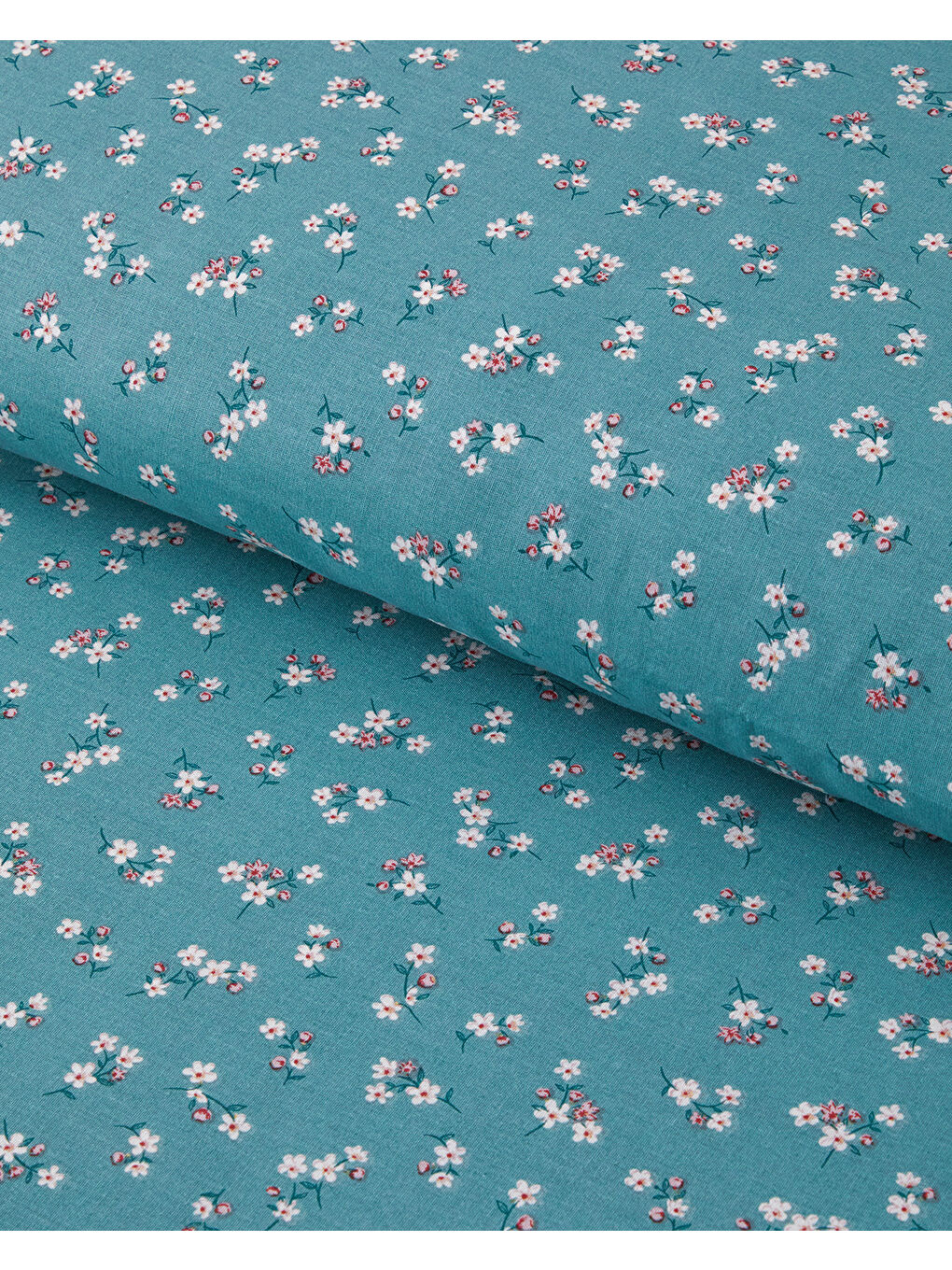 Wildflower Dream Pamuklu Çift Kişilik Nevresim Seti 200x220 cm Yeşil-2