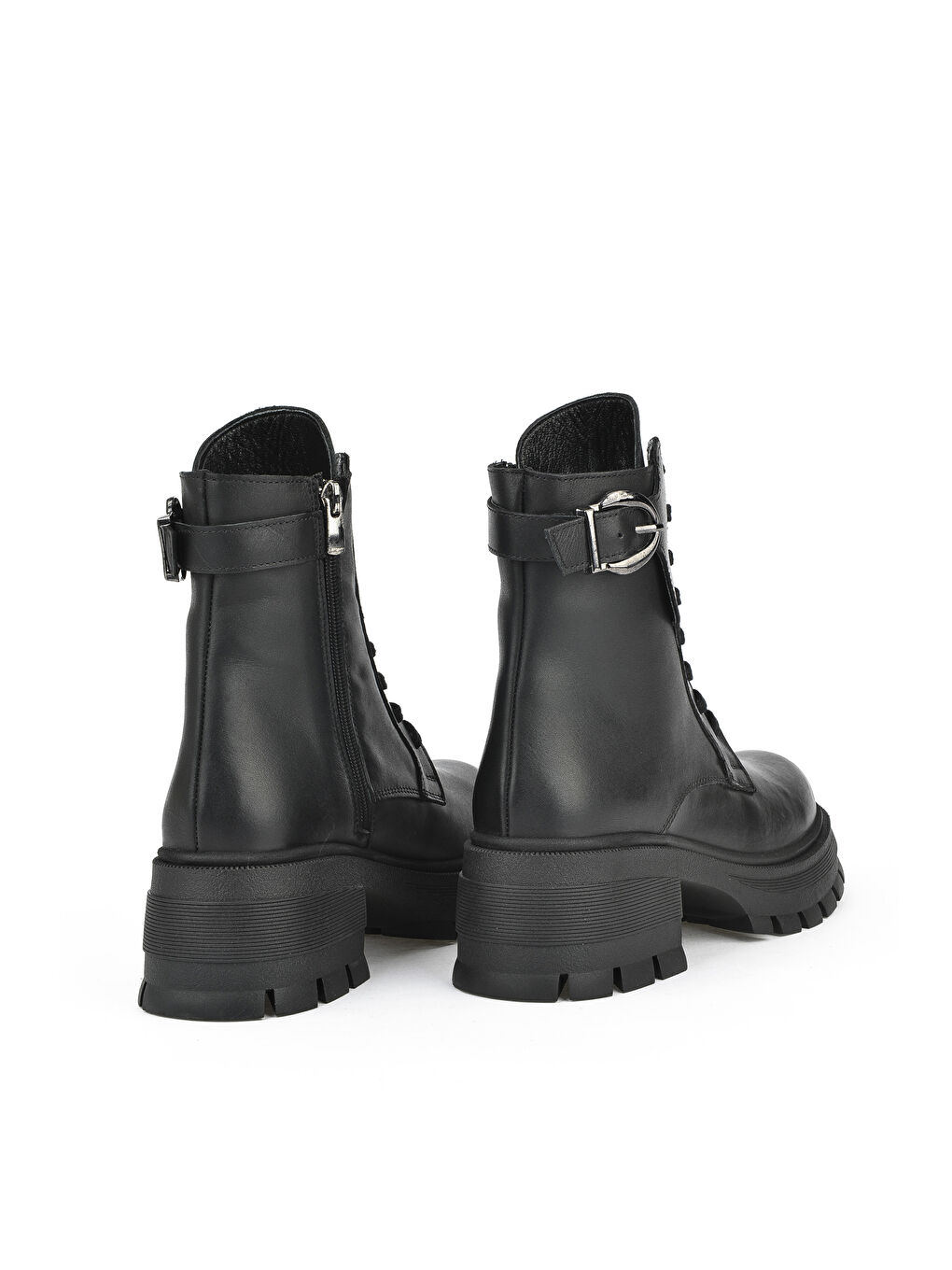 Kadın Hakiki Deri Bot 143359Z616 Siyah-2