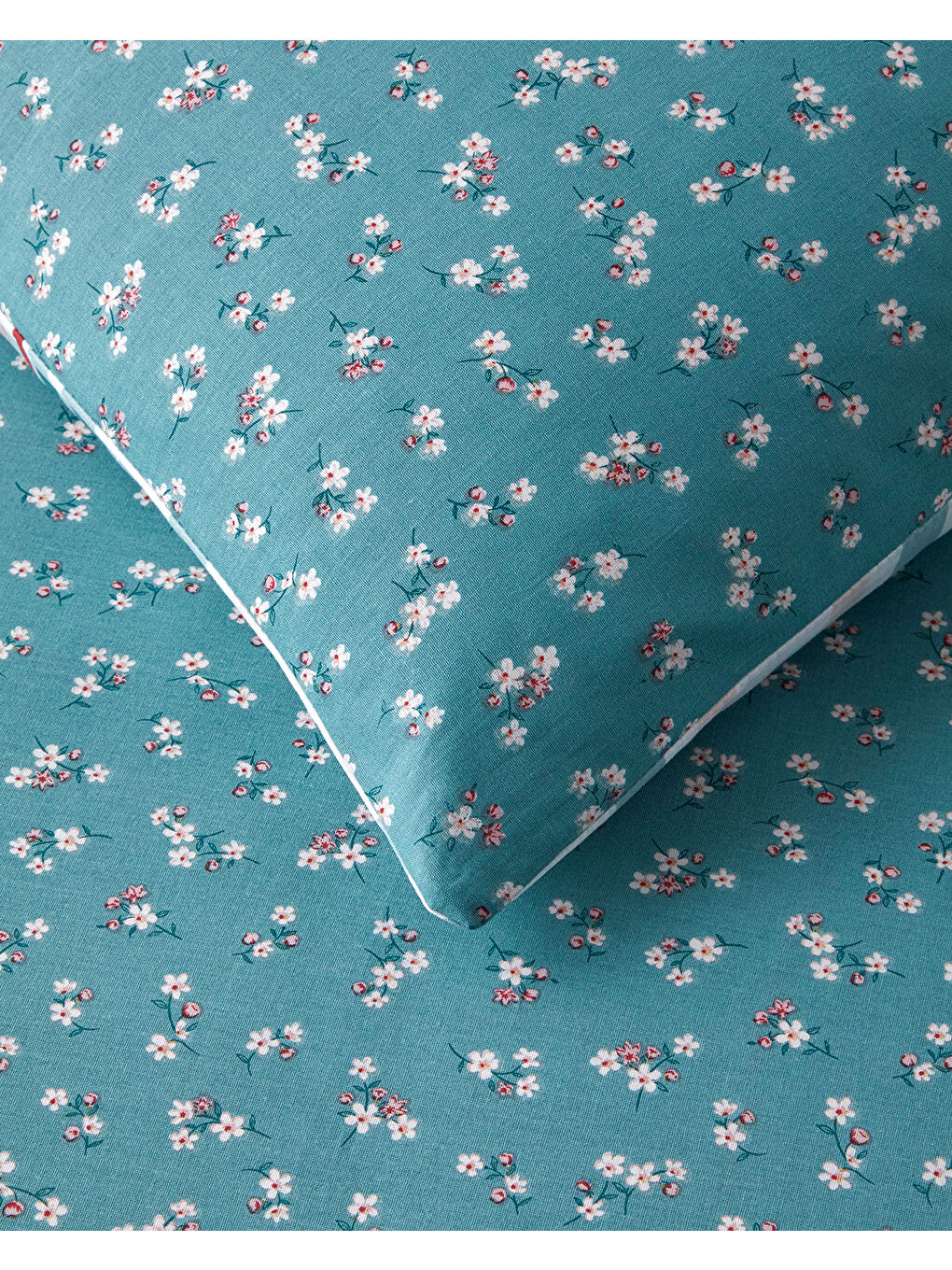 Wildflower Dream Pamuklu Çift Kişilik Nevresim Seti 200x220 cm Yeşil-3