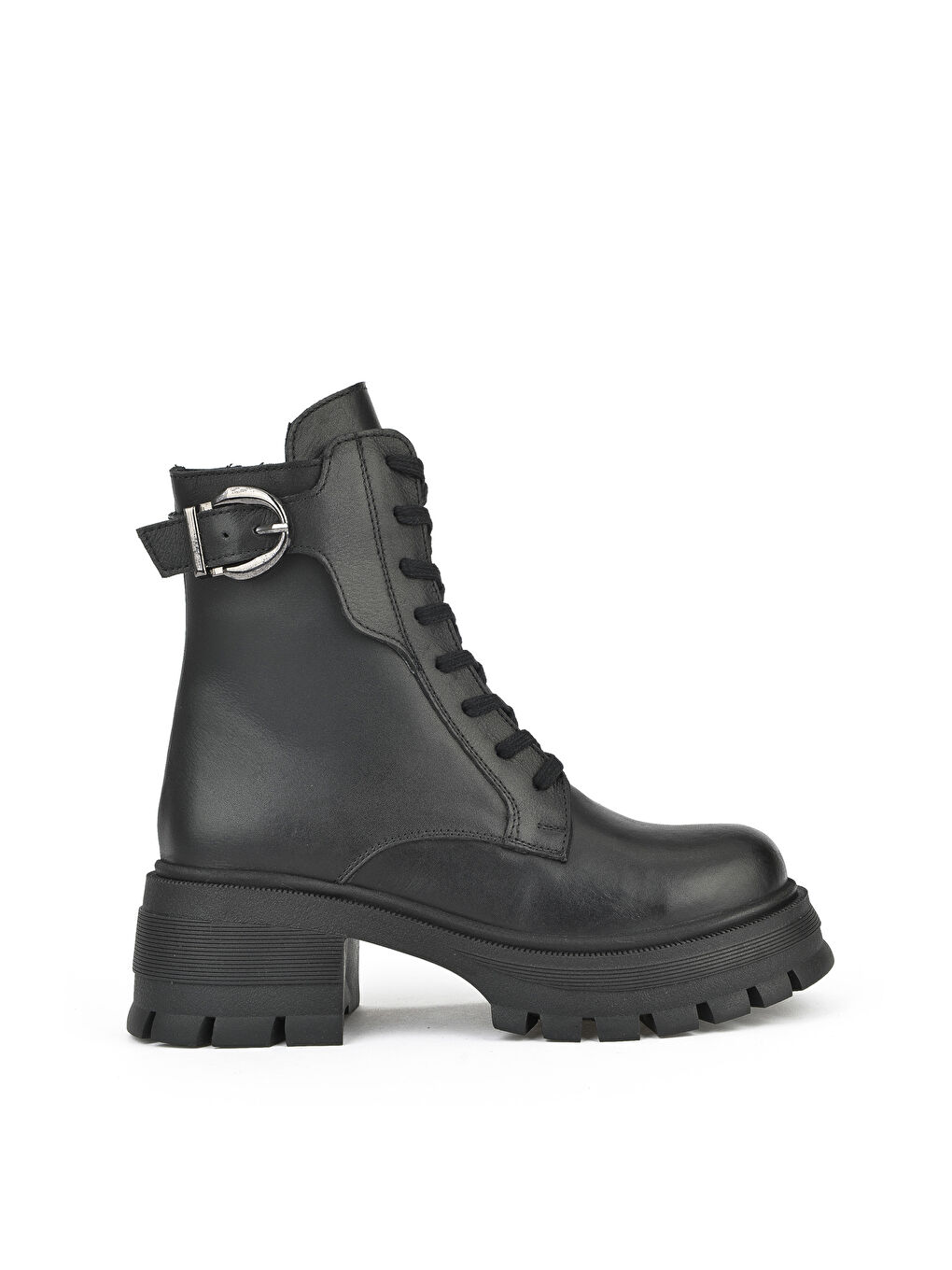 Kadın Hakiki Deri Bot 143359Z616 Siyah-4