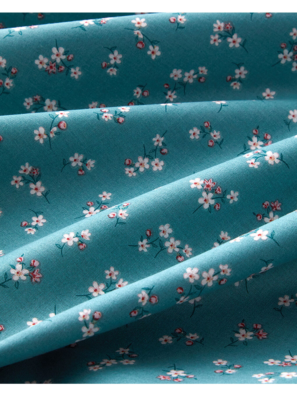 Wildflower Dream Pamuklu Çift Kişilik Nevresim Seti 200x220 cm Yeşil-4