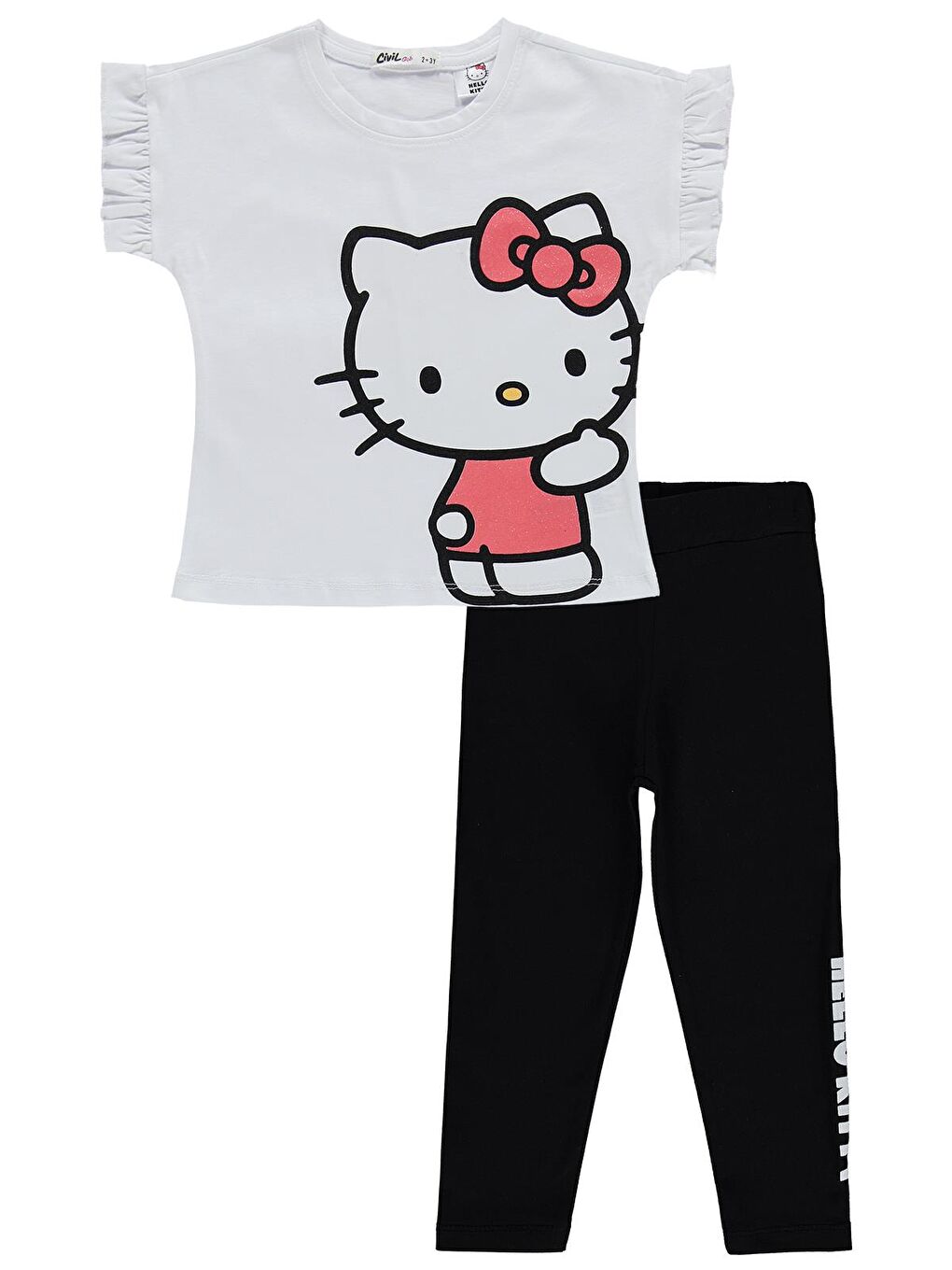 2-5 Yaş Takım - Kırık Beyaz-Siyah-4