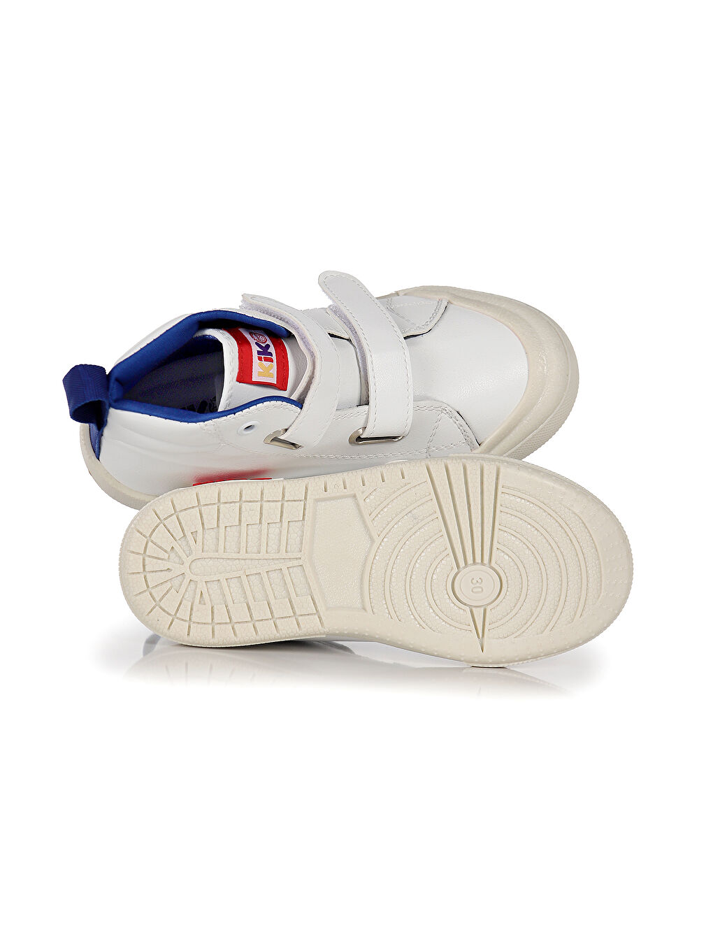 Beyaz Garf Günlük Cırtlı Erkek Çocuk Bot Ayakkabı-4