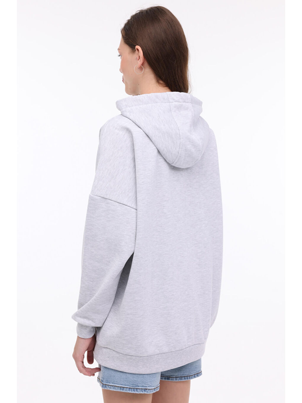 Kinetix Gri WL LYRA-YD 17LYRA01 4PR GRI MELANJ Kadın Sweatshirt - 1